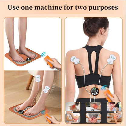 Masseur de pieds électronique compact avec télécommande