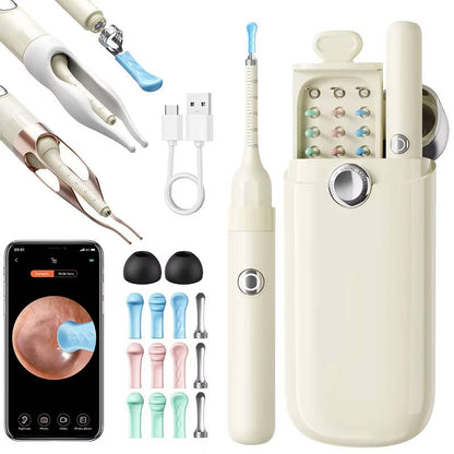 Otoscope sans fil avec vidéo HD et étui de transport