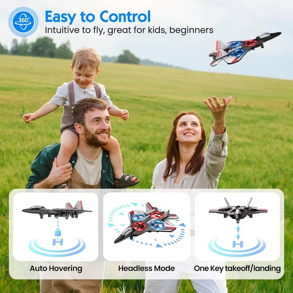 Avion de voltige RC amusant pour enfants avec des saltos à 360°