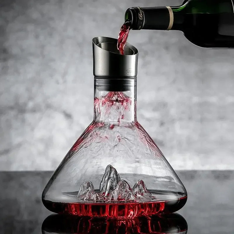 Red Wine Carafe and Aerator Set – Decanter for Enhanced Flavor