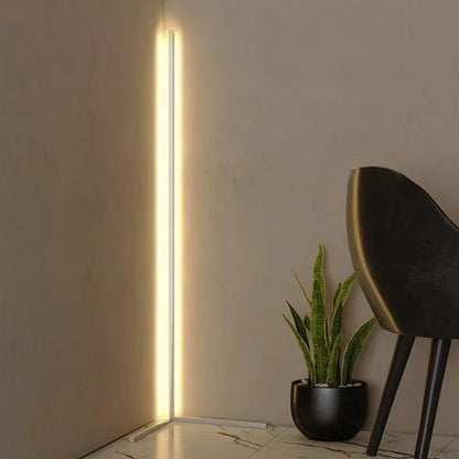 Dimmable Corner Floor Lamp with Remote Control – LED Mood Light for Living Room, Bedroom & Home Office – 3 Color Temperatures