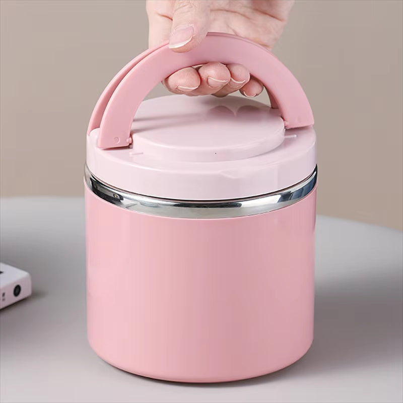 Insulated Food Jar Stainless Steel Leak-Proof Thermal Lunch Container Hot Cold 21 oz 34 oz Wide Mouth for Work School Travel Soup Pasta Rice
