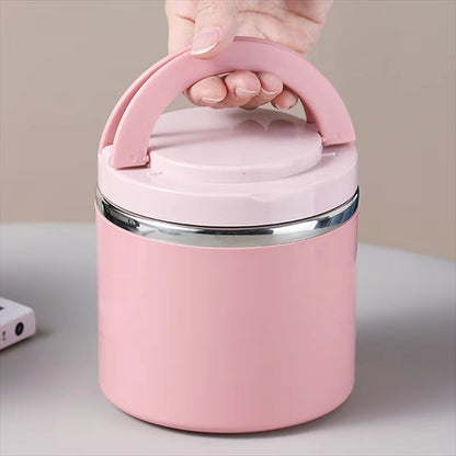 Insulated Food Jar Stainless Steel Leak-Proof Thermal Lunch Container Hot Cold 21 oz 34 oz Wide Mouth for Work School Travel Soup Pasta Rice