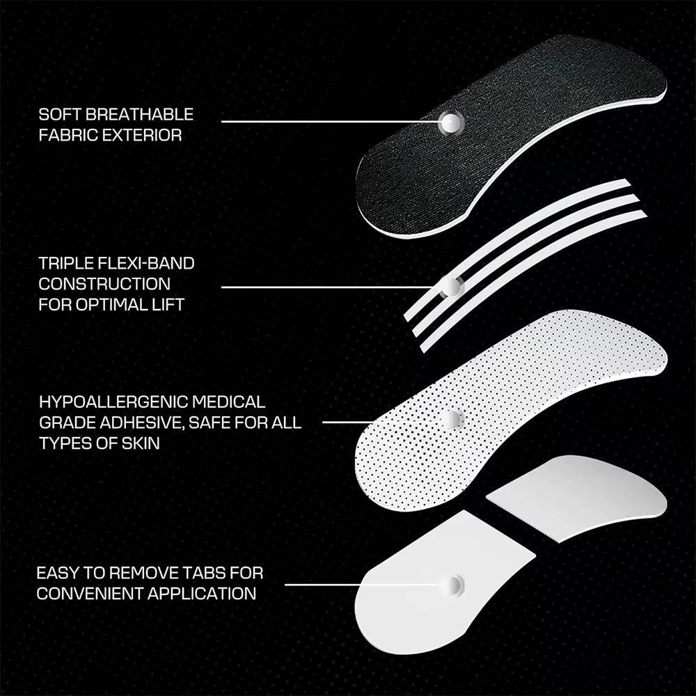Bandes nasales confortables pour faciliter la respiration nocturne