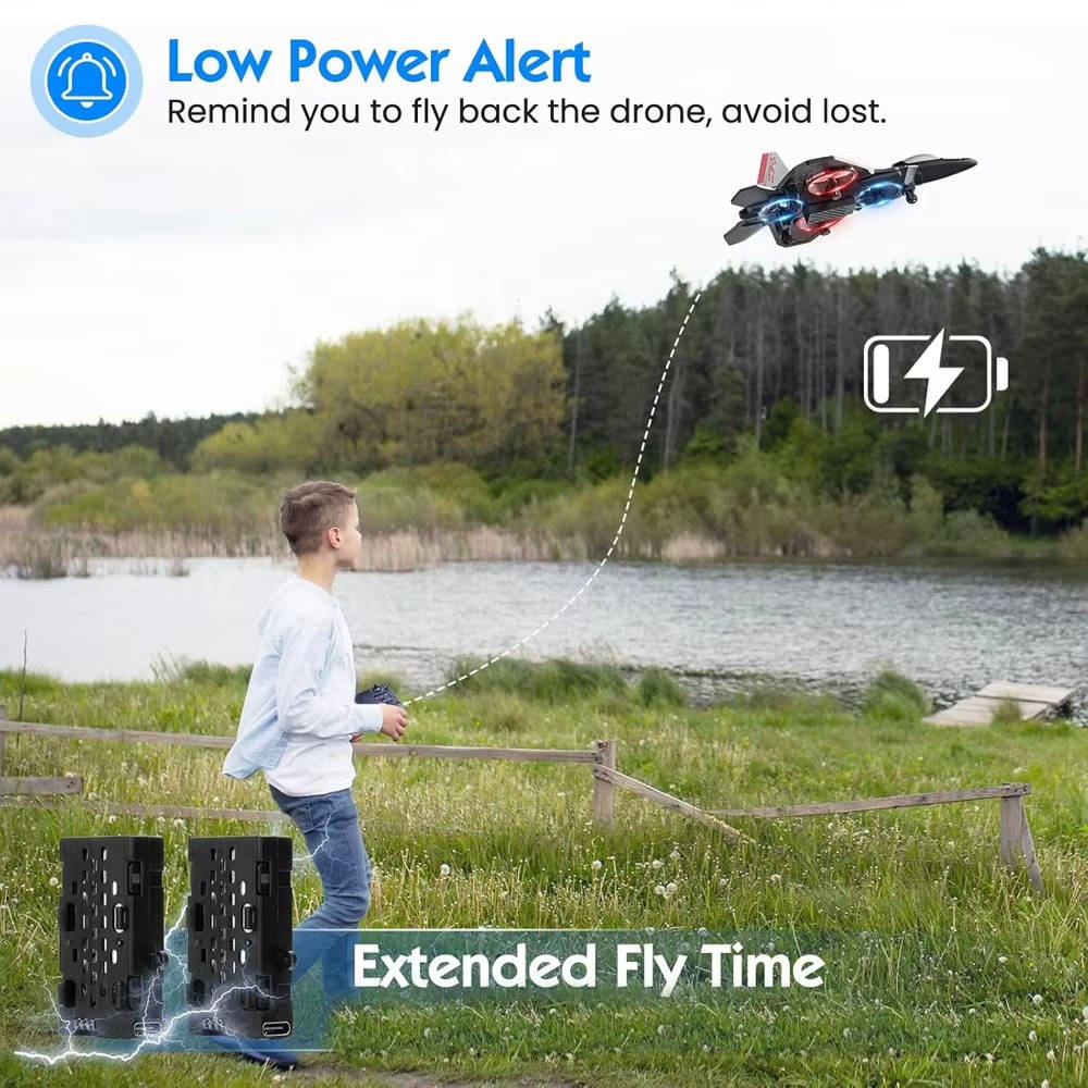 Avion de voltige RC amusant pour enfants avec des saltos à 360°
