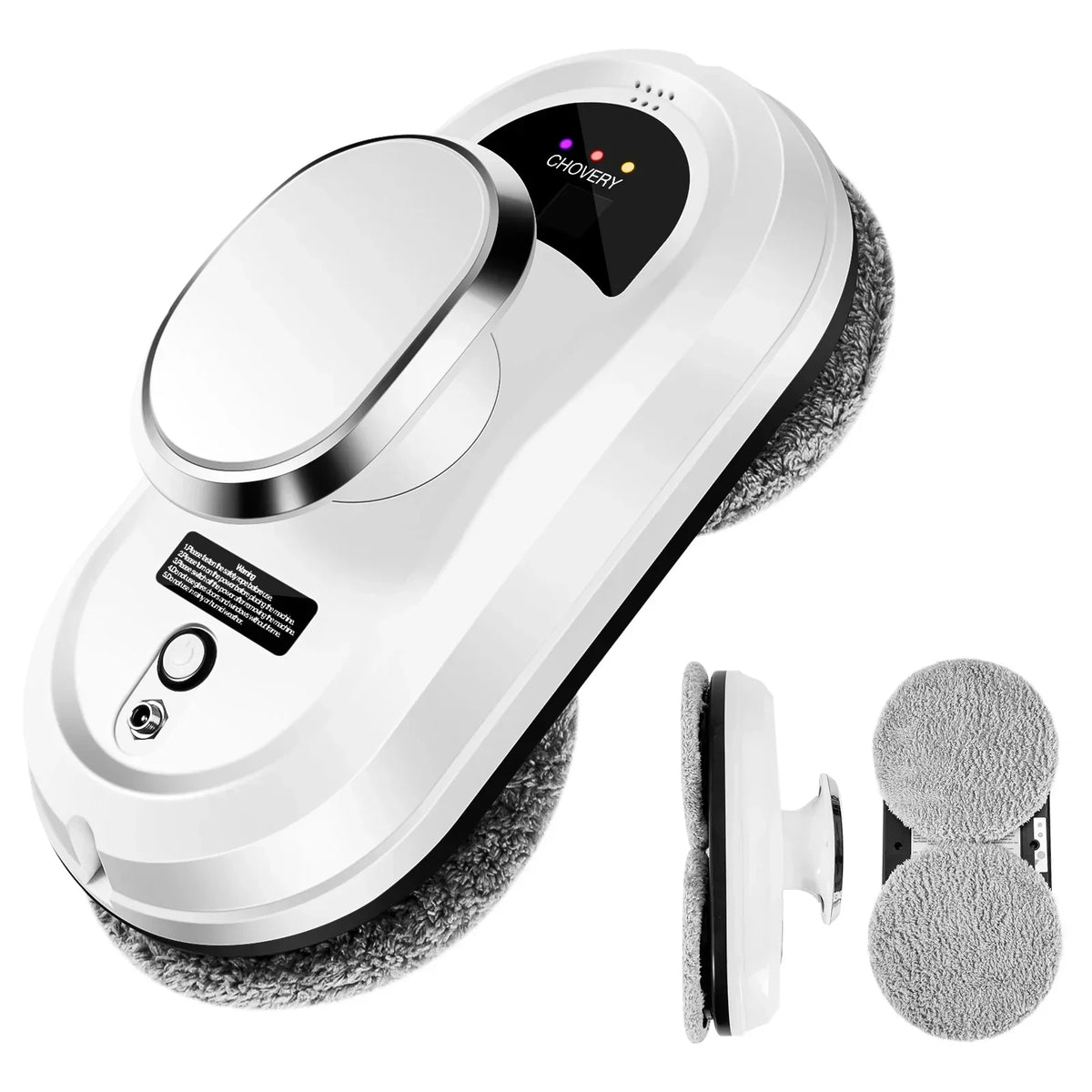 Robotic Window Washing Machine Automatic Glass Cleaner with Wireless Remote Control for Home High-Rise Patio Doors Mirror Panels
