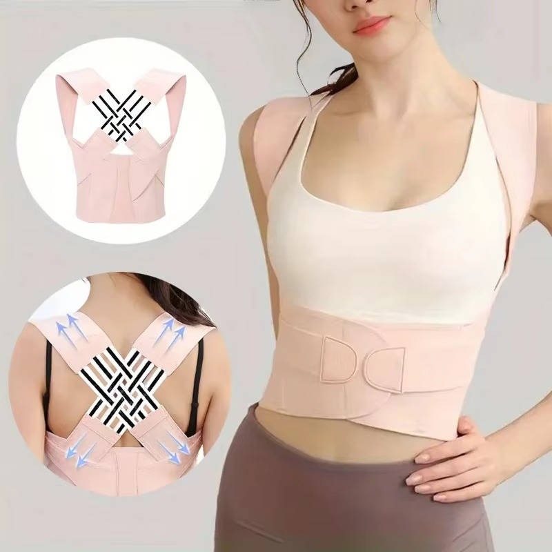 Ceinture de maintien lombaire confortable avec bretelles rembourrées