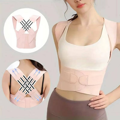 Ceinture de maintien lombaire confortable avec bretelles rembourrées