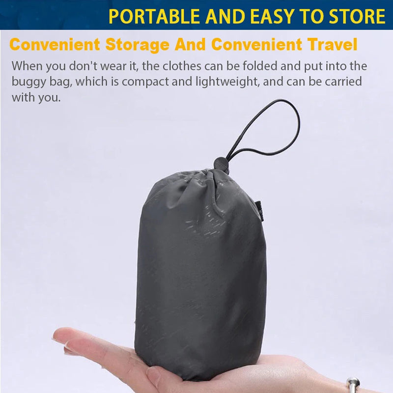 Packable Rain Shell Jacket with UPF 40+ Sun Protection & Quick-Dry Fabric for Hiking, Running, Cycling & Everyday Outdoor Use