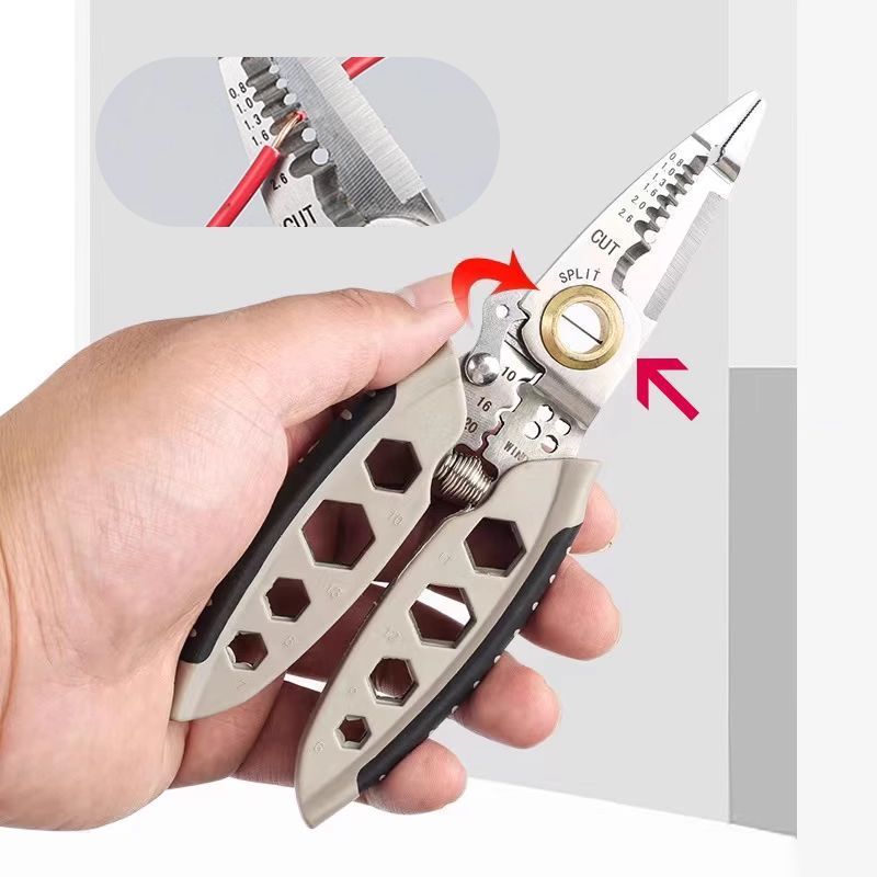 All-in-One Cable Stripper & Cutter for Electrical Work – Precision Wire Tool for Home & Pro Use