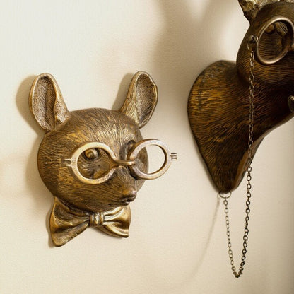 Décoration murale Tête d'animal 3D Faune pour la maison