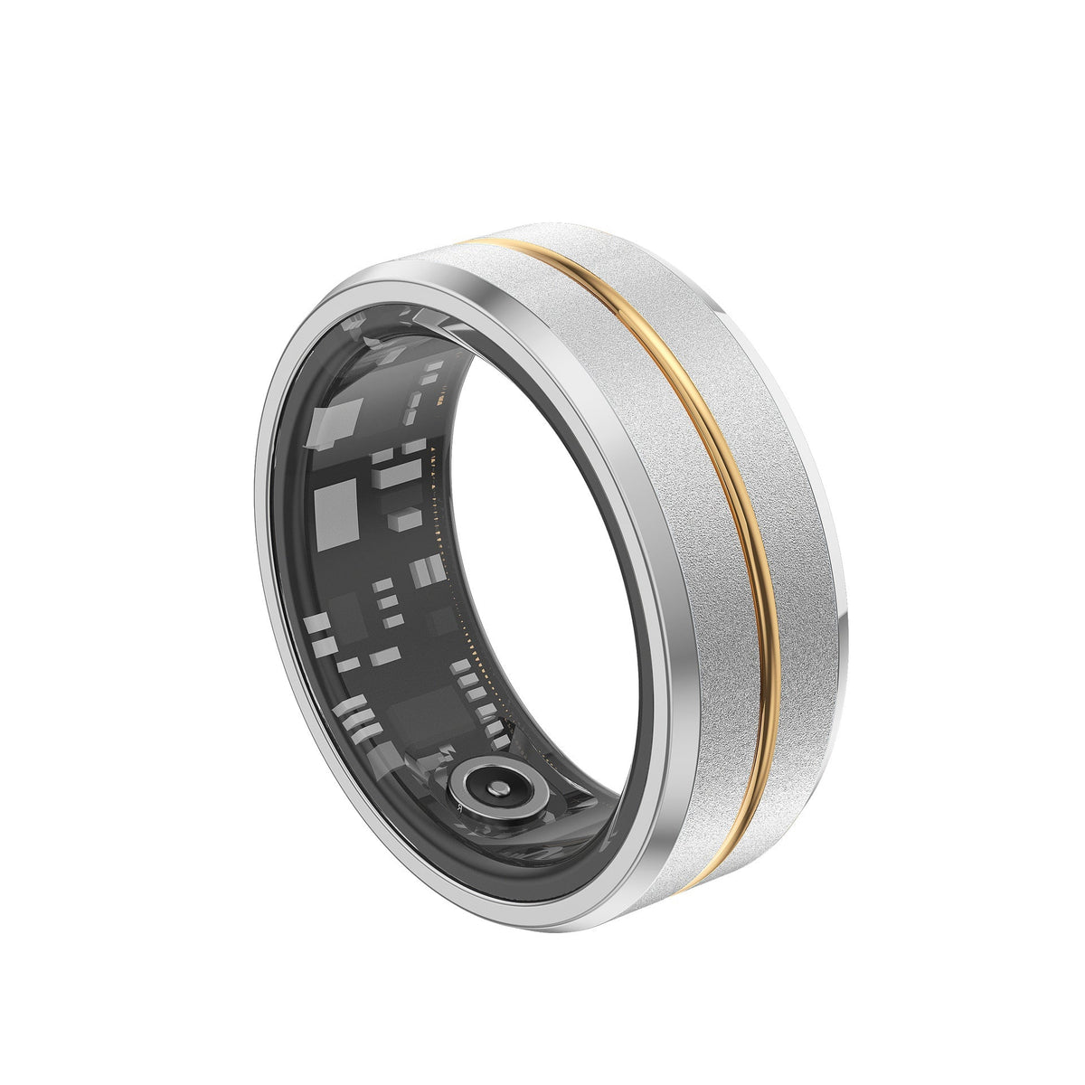 Bague connectée avec suivi de la fréquence cardiaque et de l'oxygène dans le sang | Tracker de fitness étanche pour un suivi quotidien de votre santé