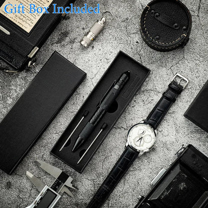 Tactical Pen Aluminum Alloy Tungsten Tip & Whistle