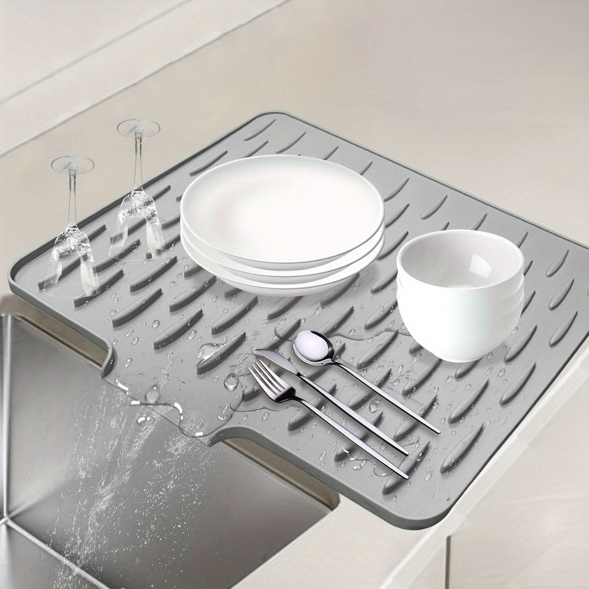 DRAINFLOW – Tapis de séchage pour évier de cuisine