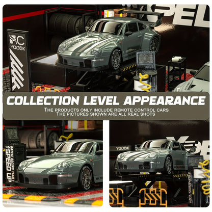 Remote Control Drift Car with LED Wheels – 1:24 Scale 4WD Racing Vehicle for Kids – Rechargeable RC Stunt Car