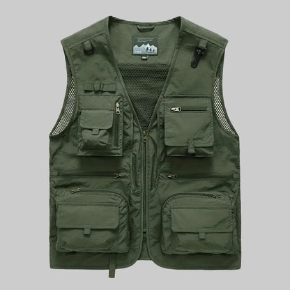 POCKETNEST – Casual Outdoor Vest with Secure Zipper Pockets