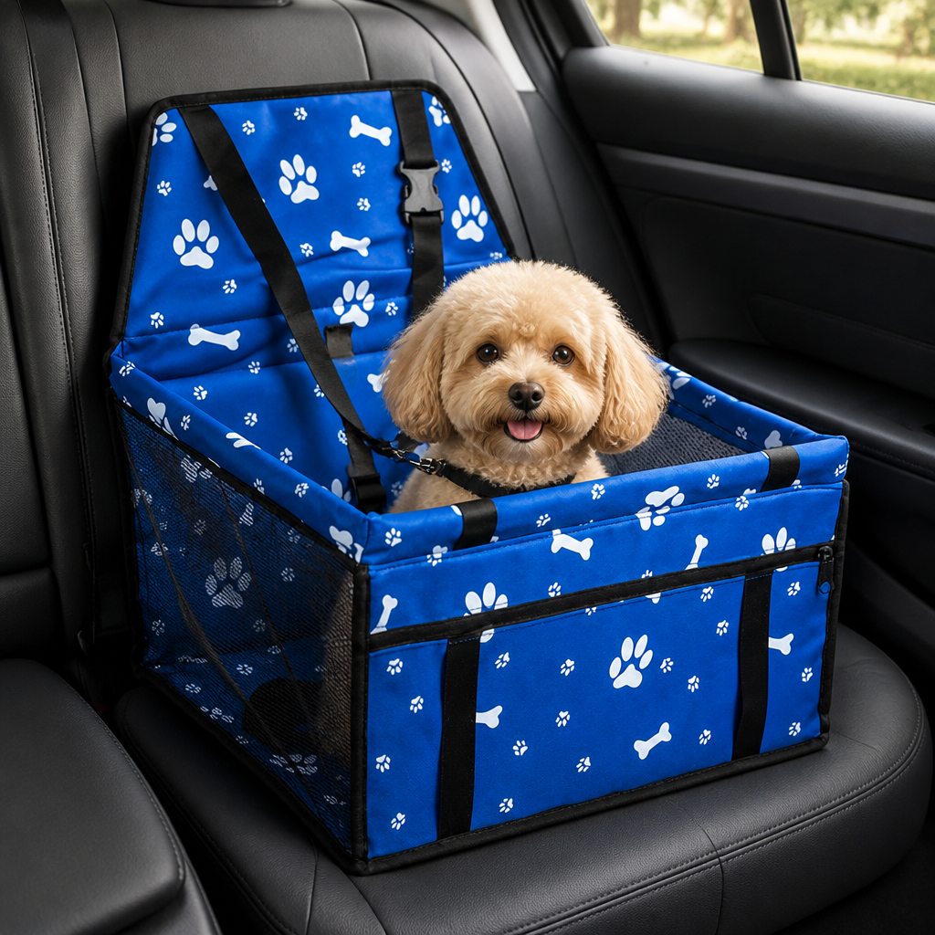 Ortekor Adjustable Safety Strap Dog Car Seat (Foldable)