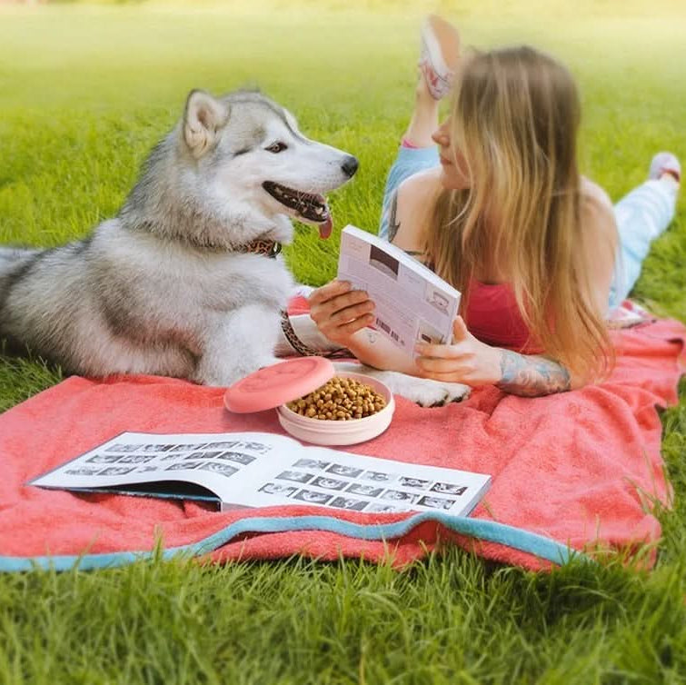 TRAILPAW – Portable Outdoor Pet Feeding Bowl