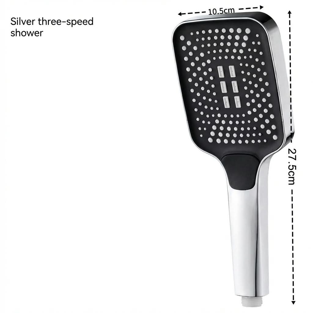 AQUASQUARE – High Pressure 3 Mode Rainfall Shower Head