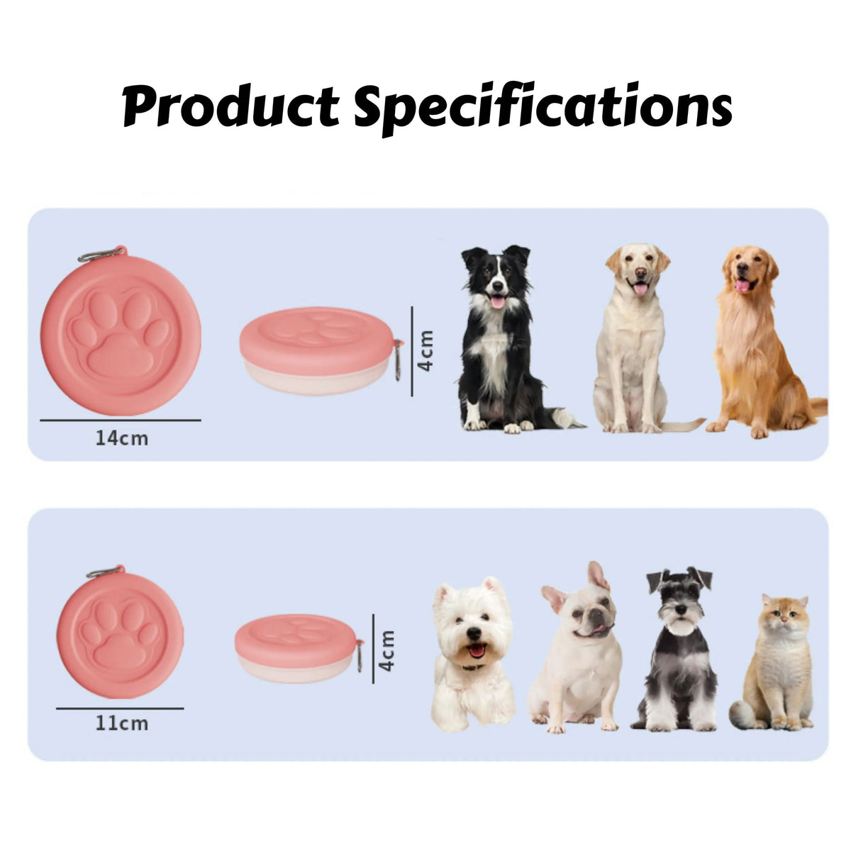 TRAILPAW – Portable Outdoor Pet Feeding Bowl