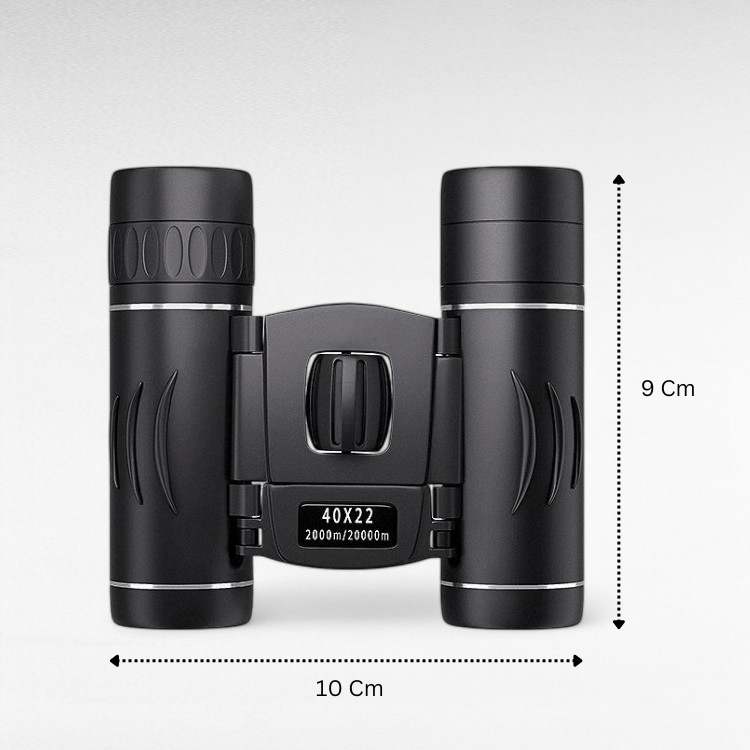 40x22 Compact Binoculars for Bird Watching Wildlife Hiking and Stargazing High-Definition Optics Lightweight Foldable Design