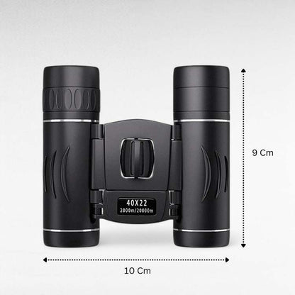 40x22 Compact Binoculars for Bird Watching Wildlife Hiking and Stargazing High-Definition Optics Lightweight Foldable Design