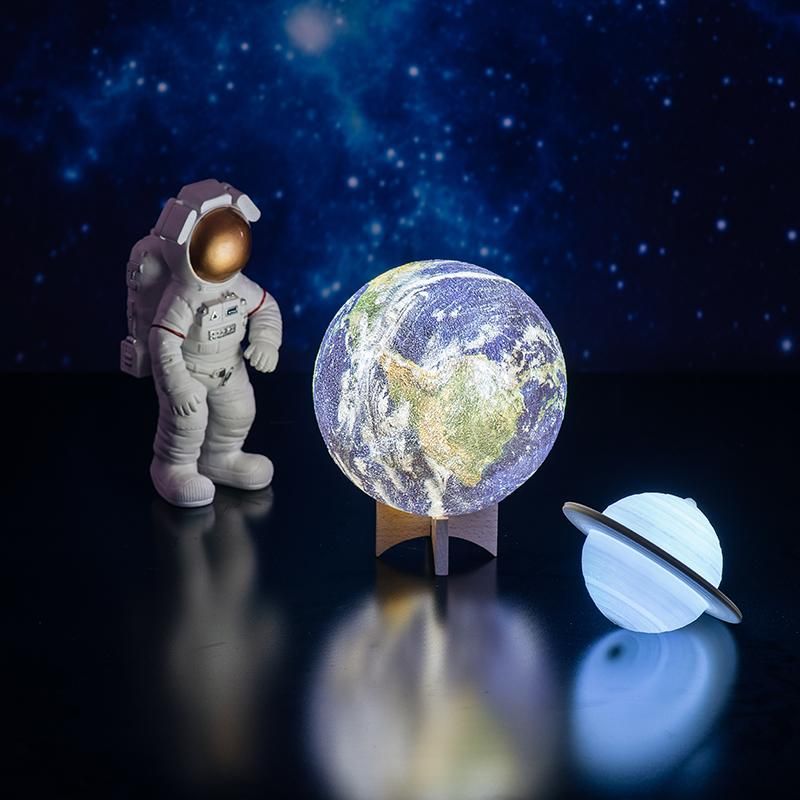 Lampe globe d'ambiance rechargeable de 15 cm à changement de couleur, sphère LED télécommandée pour table de chevet, bureau, salon et chambre à coucher