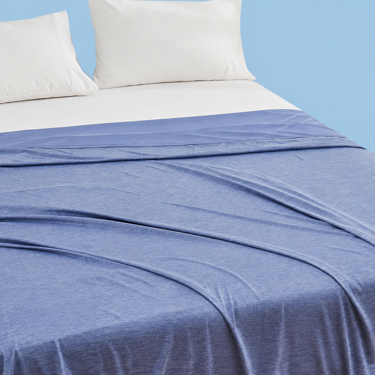 Coastal Comfort | Direct Cooling Throw Blanket with Double-Sided Effect | Lightweight & Breathable for Hot Sleepers