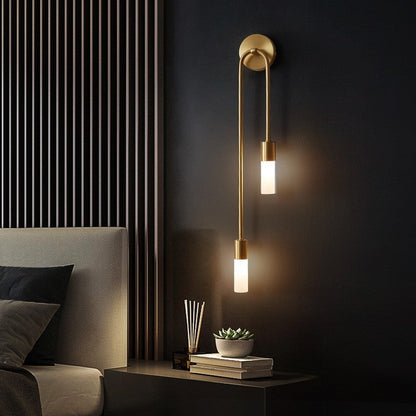 Indoor Sconce Fixture 10 Inch Gold Metal Accent Light for Bedroom Dining Area Living Space Hardwired G9 LED Warm White Lighting