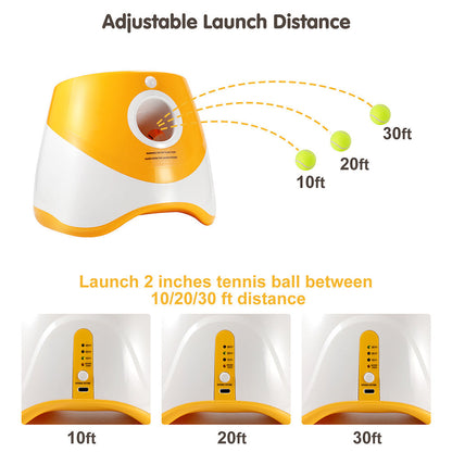 Pet Playtime Pro | Automatic Ball Launcher with Adjustable Distance | Interactive Toy for Dogs