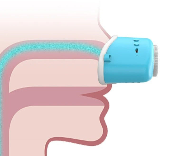 Appareil sans fil de soulagement de l'apnée du sommeil – Système de flux d'air nasal rechargeable pour réduire les ronflements et améliorer la respiration nocturne chez les adultes