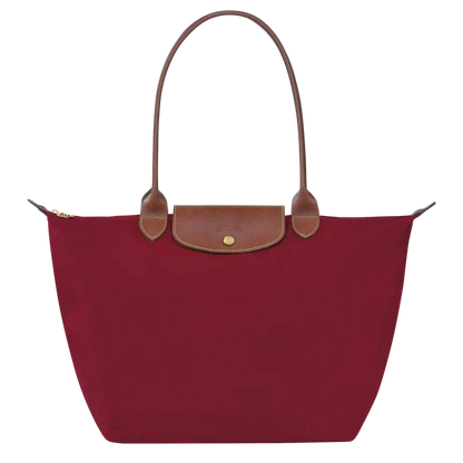 Foldable Nylon Tote Bag for Women – Lightweight Travel Shoulder Bag with Handles – Compact Daily Carryall for Shopping & Commute