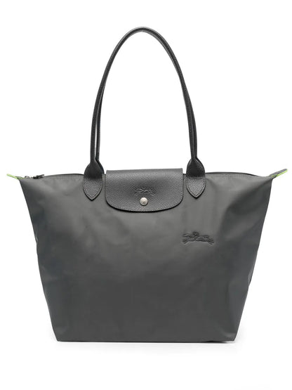 Foldable Nylon Tote Bag for Women – Lightweight Travel Shoulder Bag with Handles – Compact Daily Carryall for Shopping & Commute