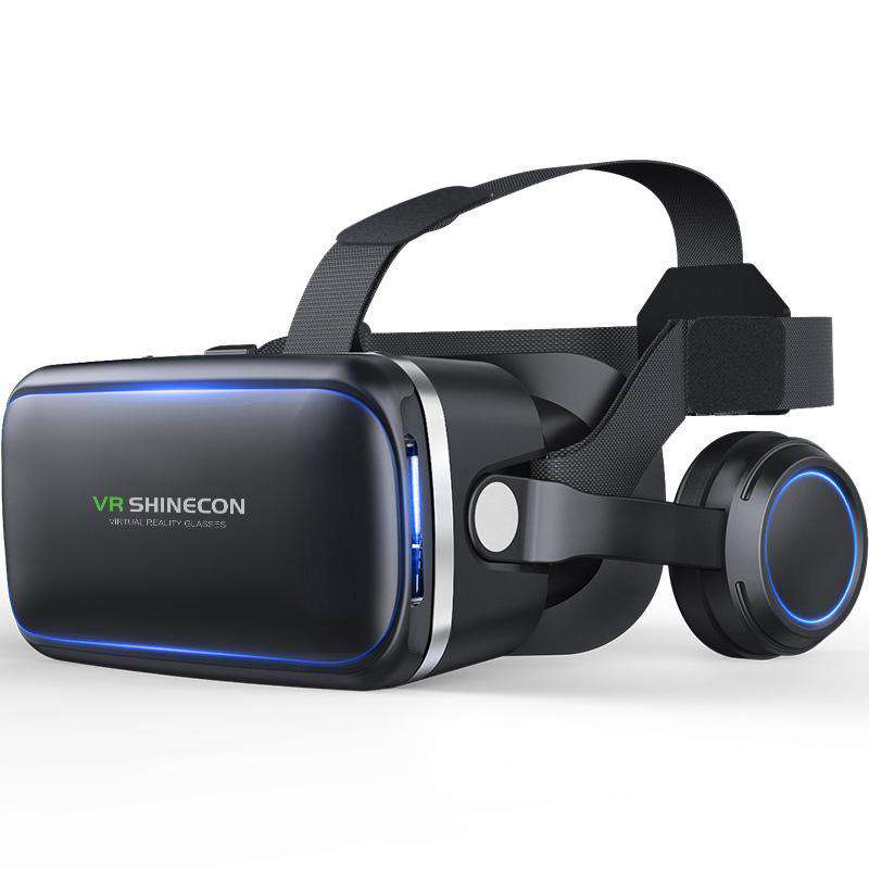 Casque VR mobile pour iPhone et Android, visionneuse de réalité virtuelle pour jeux vidéo et films immersifs à 360°, avec sangles réglables et rembourrage confortable