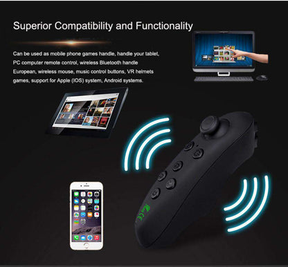 Casque VR mobile pour iPhone et Android, visionneuse de réalité virtuelle pour jeux vidéo et films immersifs à 360°, avec sangles réglables et rembourrage confortable