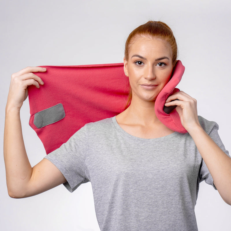 Memory Foam Travel Neck Pillow with Adjustable Strap – Ergonomic Support for Flights, Road Trips & Home Use