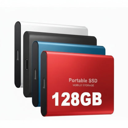 Portable SSD | High-Speed External Hard Drive with 128GB Capacity | Compact Mobile Storage for Fast Data Transfer