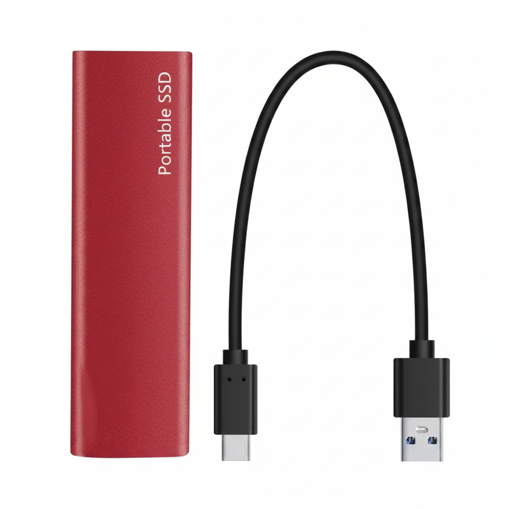 Portable SSD | External Hard Drive with High-Speed USB 3.2 | Slim Design for Easy Storage