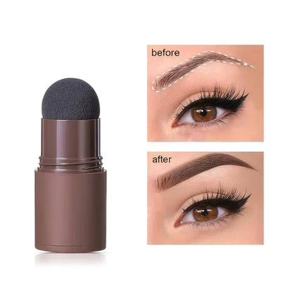 Eyebrow Stamp & Stencil Styling Kit – Quick Shape & Fill Tool for Natural Looking Arches, Includes Multiple Shades & Templates for