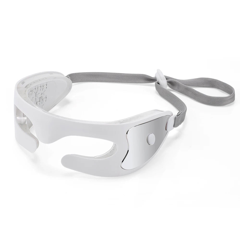 LED Eye Massager with Vibration & Light Therapy for Tired Eyes, Dark Circles & Puffiness – Rechargeable Eye Care Device