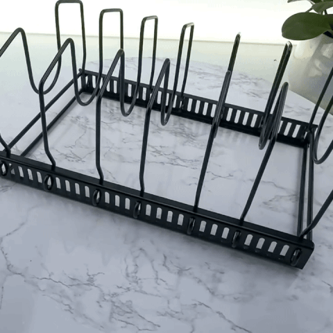 Support de cuisine Ironclad - Porte-ustensiles en fer réglable
