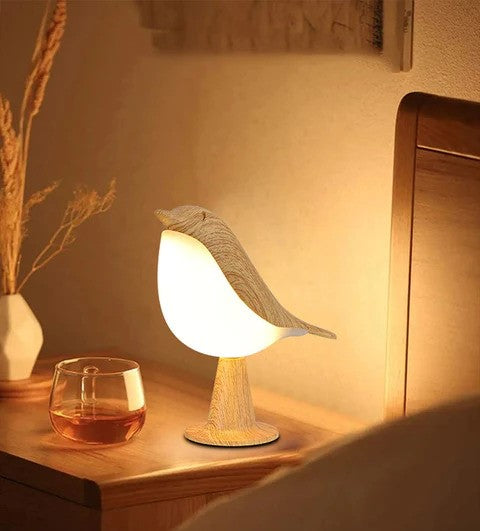 Serenwing – Lampe de nuit tactile sculpturale avec aromathérapie