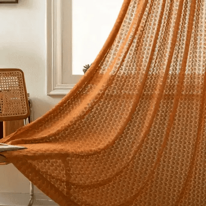SunWeave – Bohemian Crochet Curtain