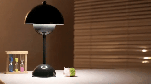 Cordless Table Lamps, Rechargeable Scandinavian Table Lamp with Adjustable Brightness, Metal Cordless Lamp for Outdoors