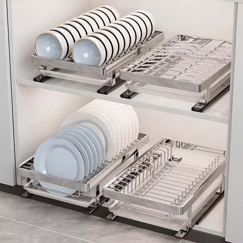 STORAGEFLOW – Durable Tableware Rack for Organized Kitchens