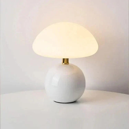CAPLORA – Modern Mushroom Table Lamp for Gentle Ambient Glow