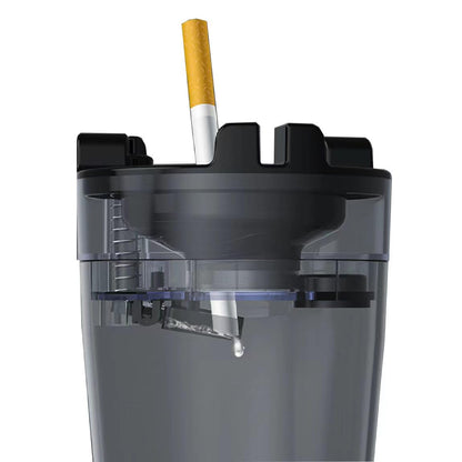 Car Ashtray One-Touch Water Extinguisher Odorless 50-Butt Capacity