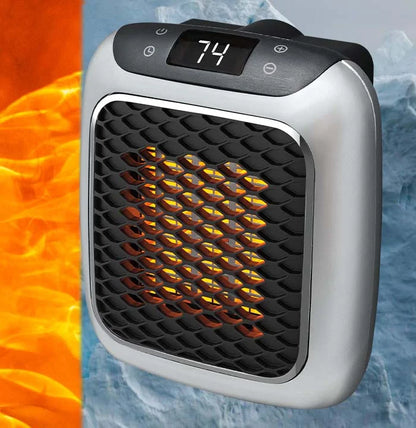 Portable Space Heater 800W with Timer & Auto Shutoff for Bedroom Office Dorm Room Fast Heating Compact Quiet Personal Heater