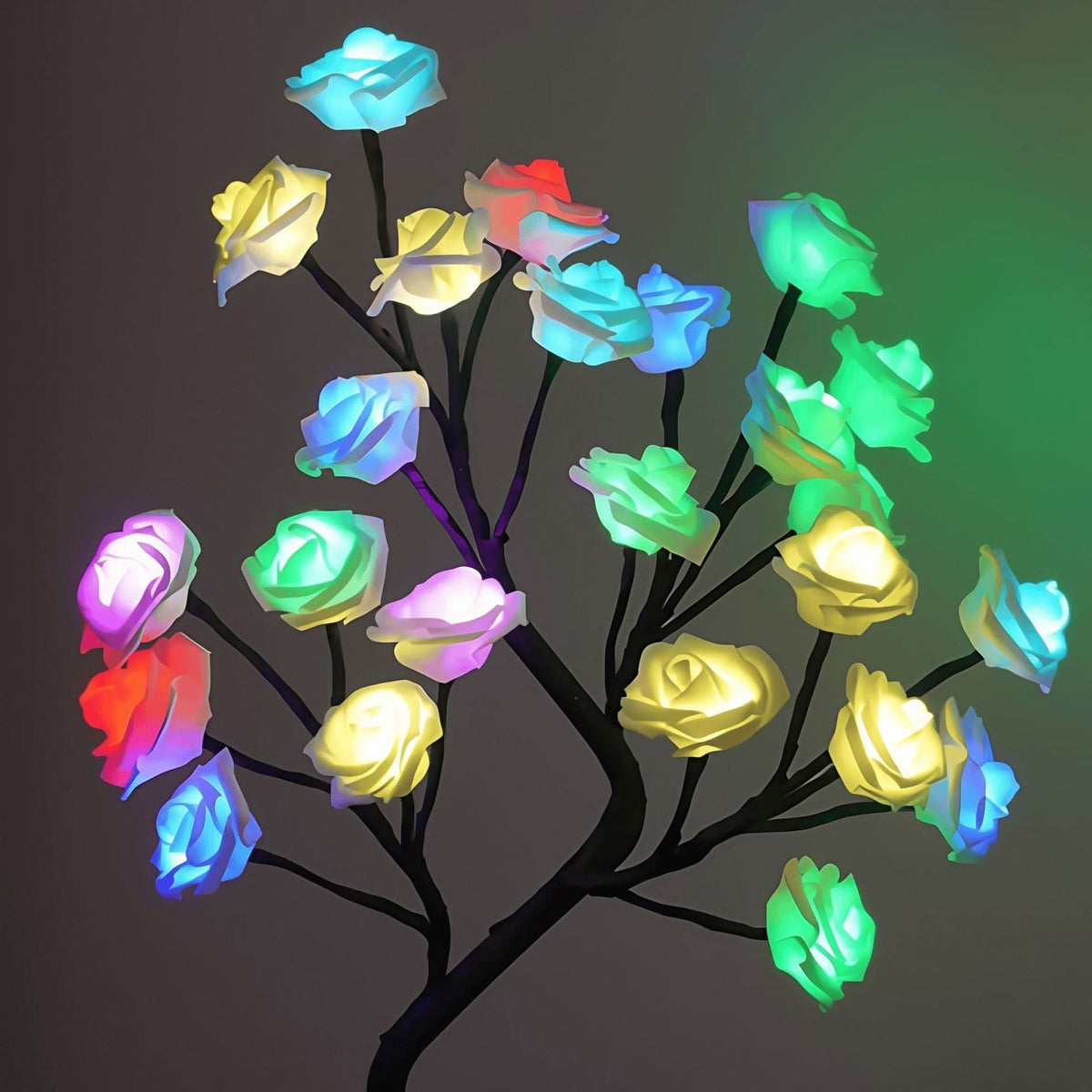 ROSEGLOW – Veilleuse florale pour un éclairage décoratif élégant