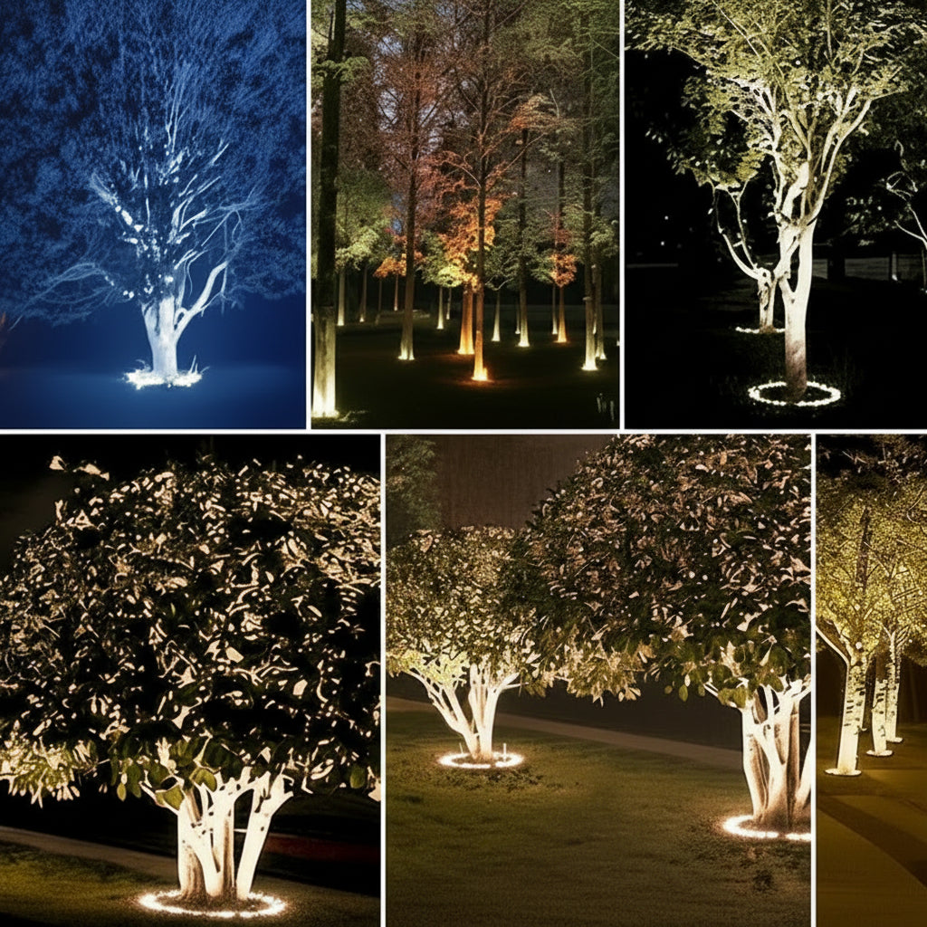 Arboria - Lampe solaire décorative pour arbre et pelouse